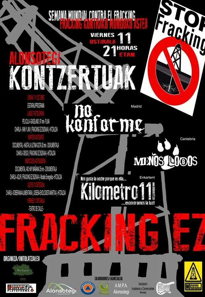 No al Fracking en Euskal herria