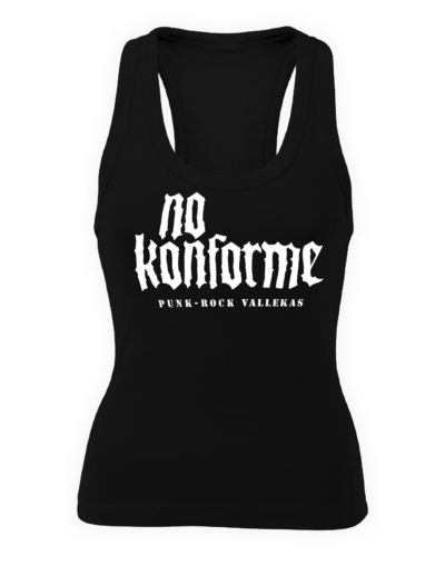 Camiseta Tirantes Logo No Konforme - Negra