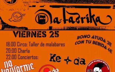 Estaremos en el CSOA La Fabrika de Villalba!
