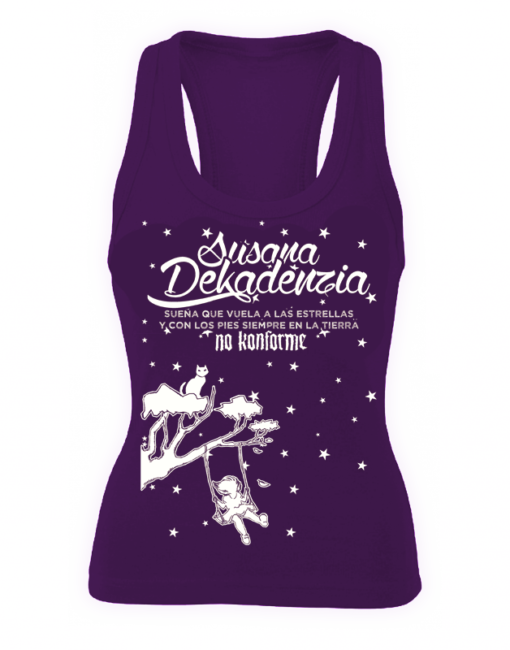 Camiseta Tirantes Susana Dekadenzia - Morada