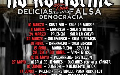 Primeras fechas confirmadas de la Gira: Delicias Tour