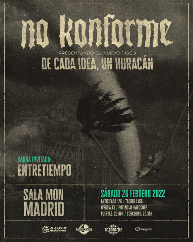 No Konforme en la Sala Mon, el 26 de Febrero de 2022. Compra tu entrada!