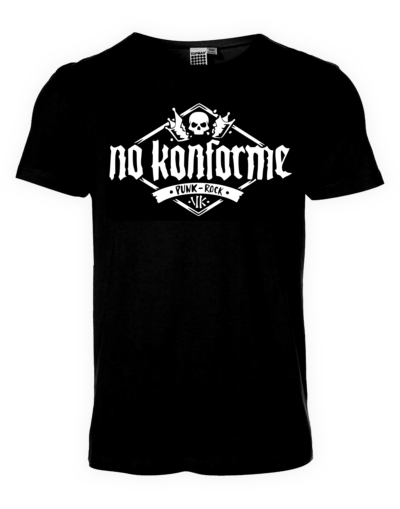 Camiseta Logo Rombo No Konforme Negra