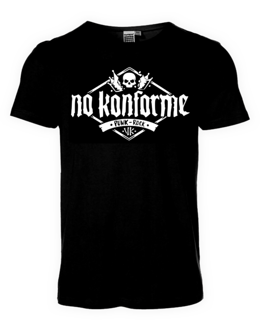 Camiseta Logo Rombo No Konforme Negra
