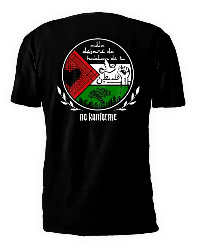 Camiseta Palestina Bandera - ESPALDA