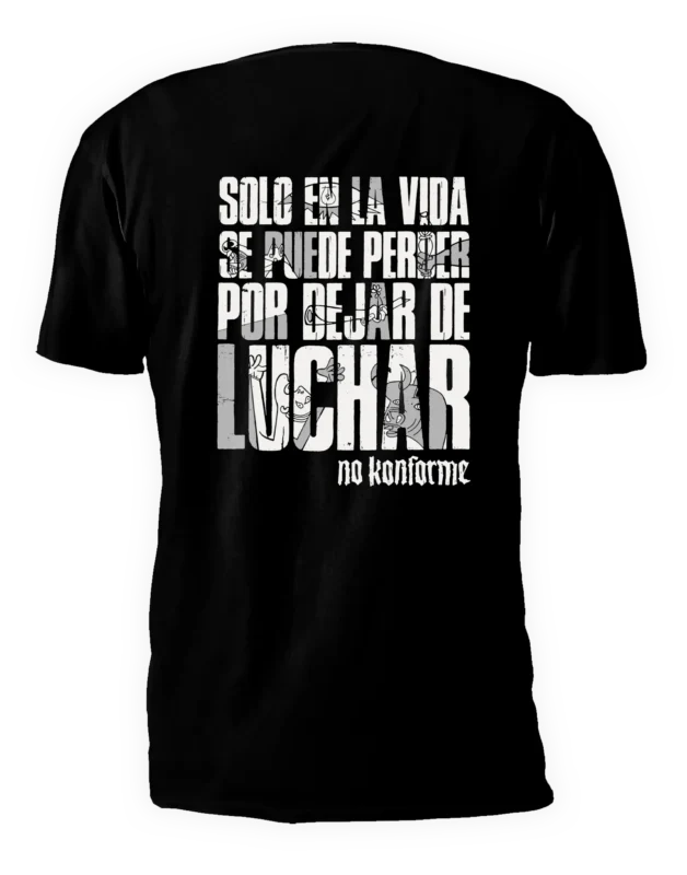 Camiseta No Konforme Manifestacion Espalda